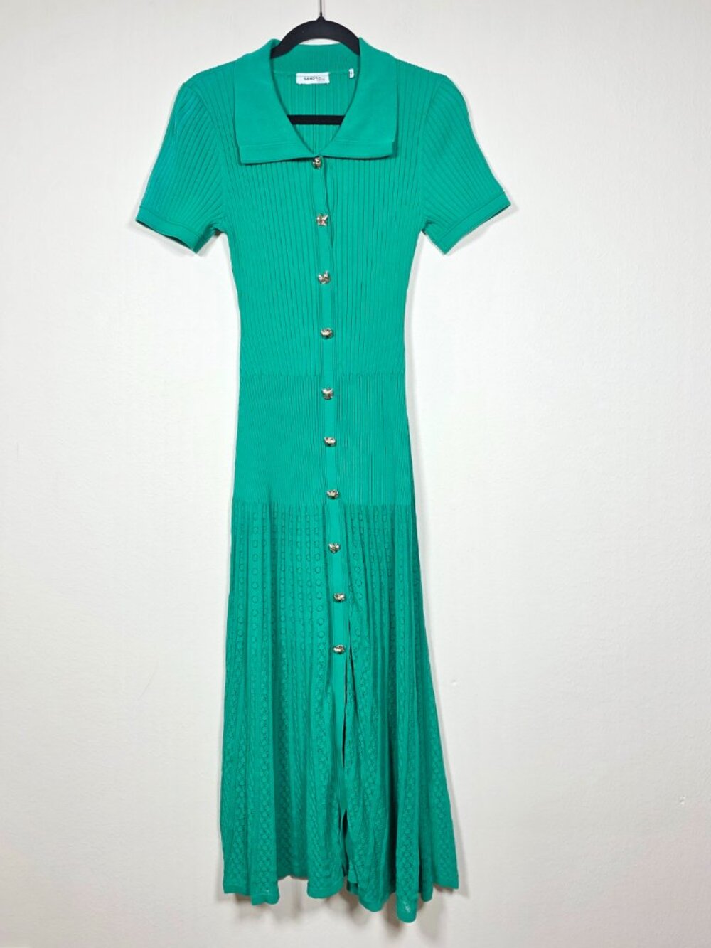 Sandro Lorel Dress Size 40 US 8 MSRP $428 - Picture 4 of 11